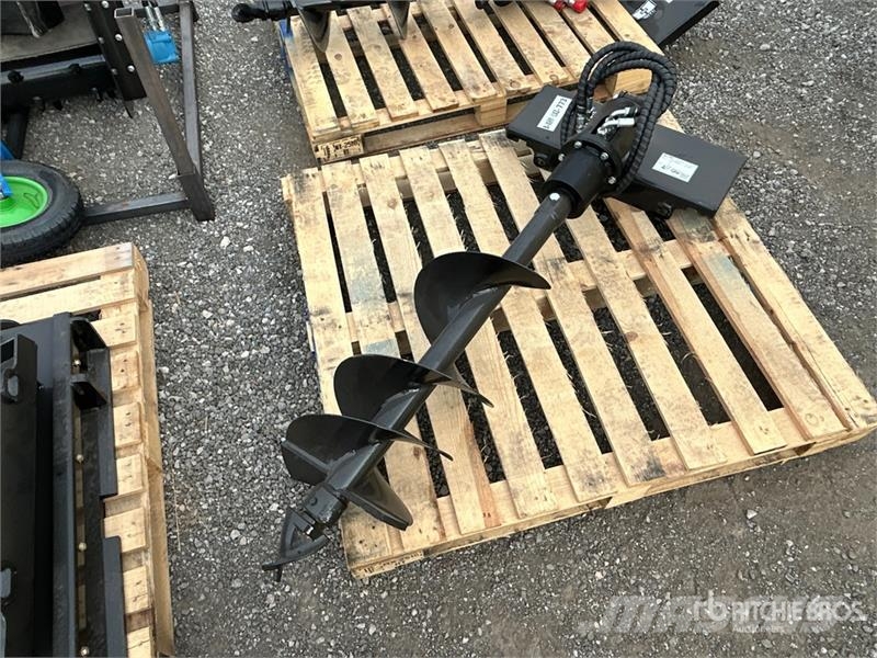  GIYI 12 in Mini Skid Steer Auger (Unused) مثاقيب