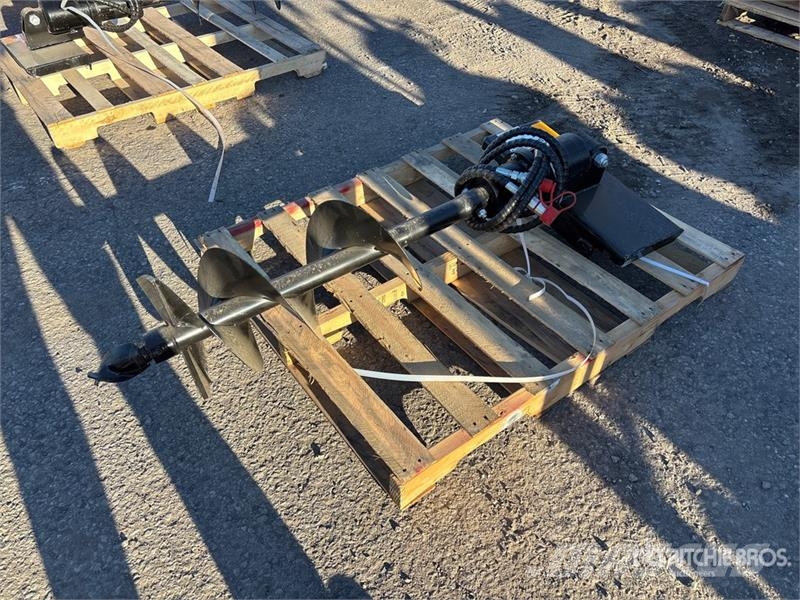  GIYI 12 in Mini Skid Steer Auger (Unused) مثاقيب