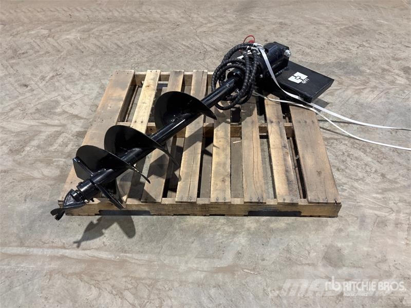 GIYI 12 in Mini Skid Steer Auger (Unused) Tarière