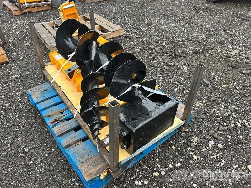 GIYI 15 in 11 and 7 in Skid Steer Auger Tarière