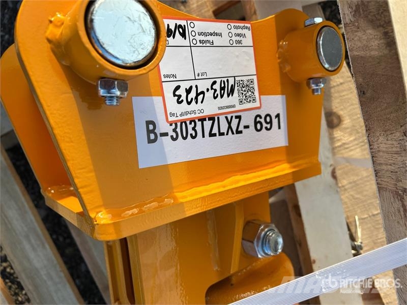  GIYI 16 in Excavator Auger - Fits Cat 303 (Unused) Bušilice