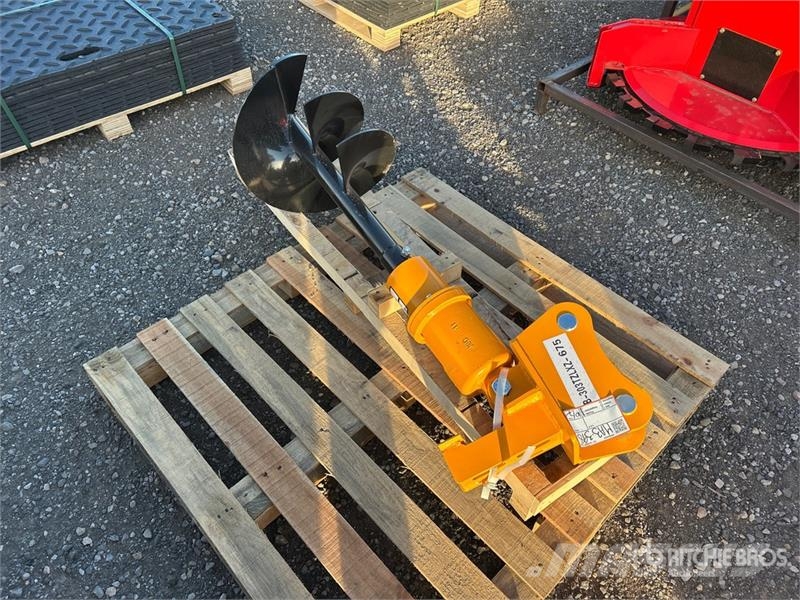  GIYI 16 in Excavator Auger - Fits Cat 303 (Unused) Taladros