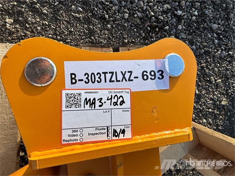  GIYI 16 in Excavator Auger - Fits Cat 303 (Unused) مثاقيب