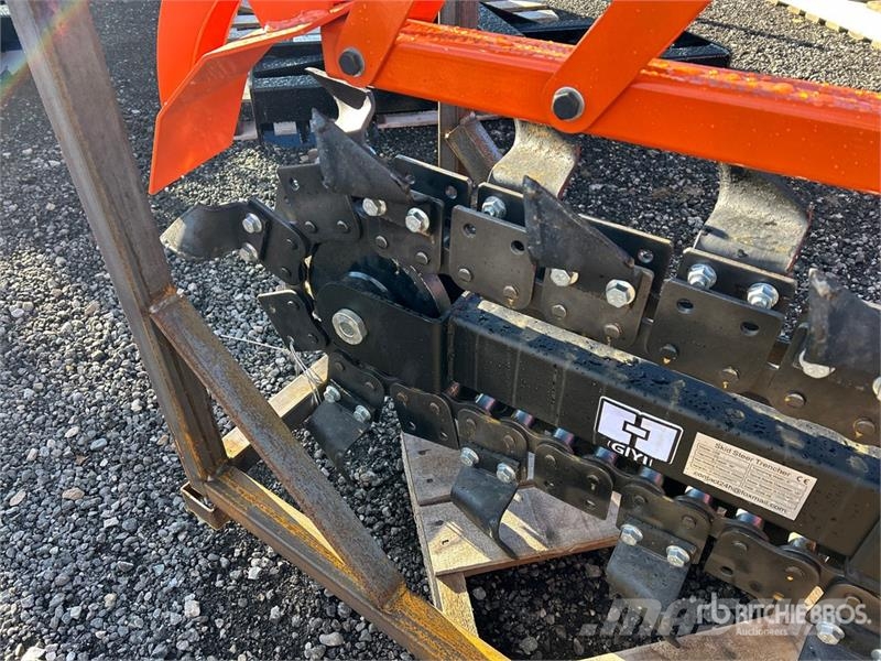 GIYI 39 in Skid Steer Trencher Rovokopači freze za kanale Trenčeri