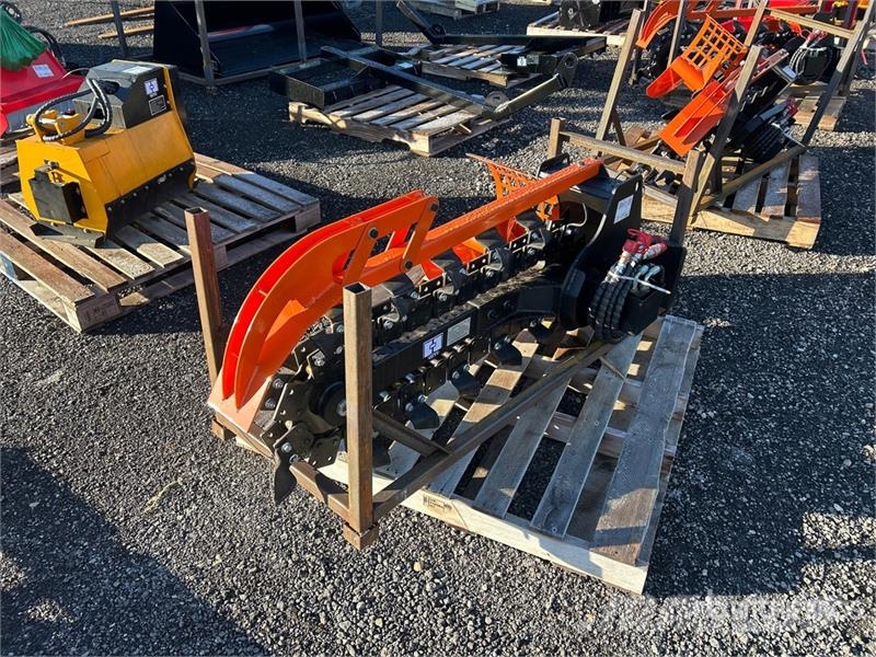GIYI 39 in Skid Steer Trencher Rovokopači freze za kanale Trenčeri