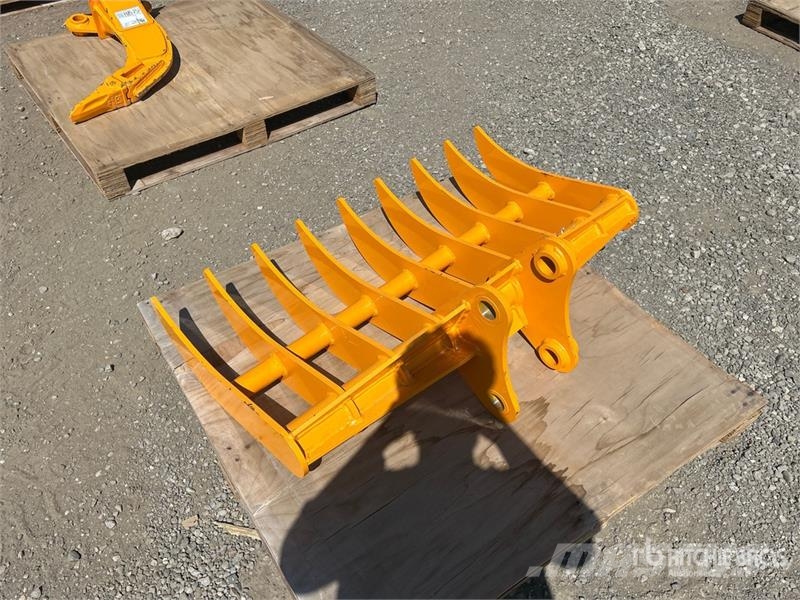 GIYI 44 in Excavator Rake - Fits Cat 305 (Unused) Rakes and tedders