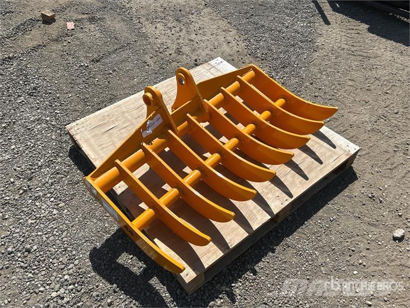 GIYI 44 in Excavator Rake - Fits Cat 305 (Unused) Rakes and tedders