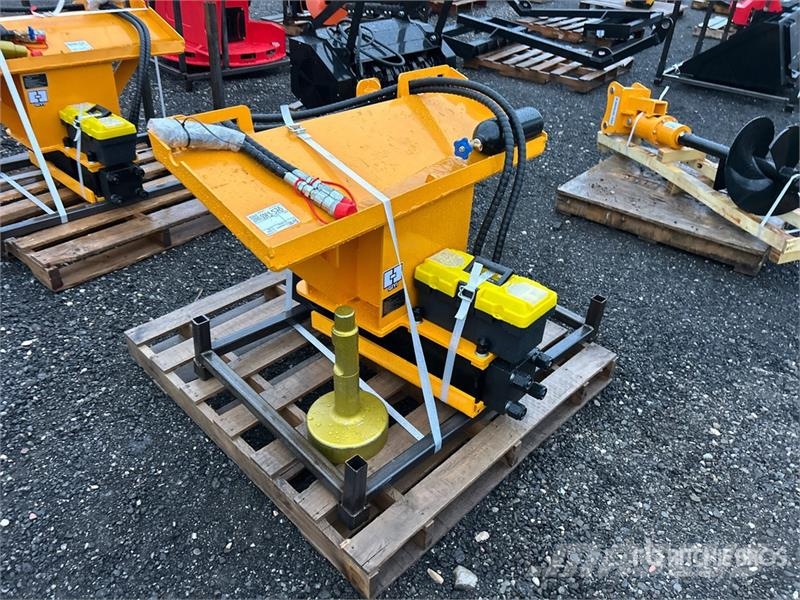 GIYI AD680 Skid Steer Post Driver (Unused) Fencing equipment