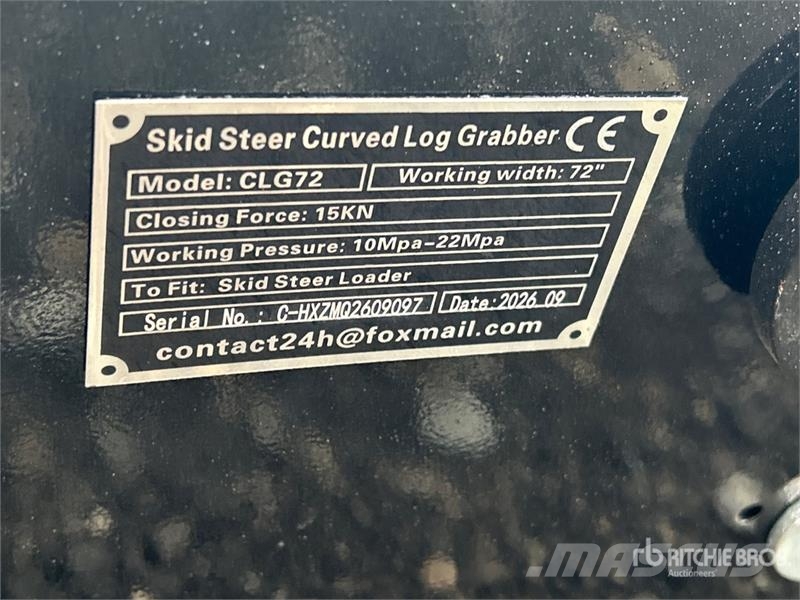  GIYI CLG72 71 in Skid Steer Root Rake Kreiselheuer/-wender
