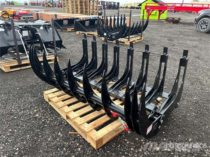  GIYI CLG72 71 in Skid Steer Root Rake Kreiselheuer/-wender