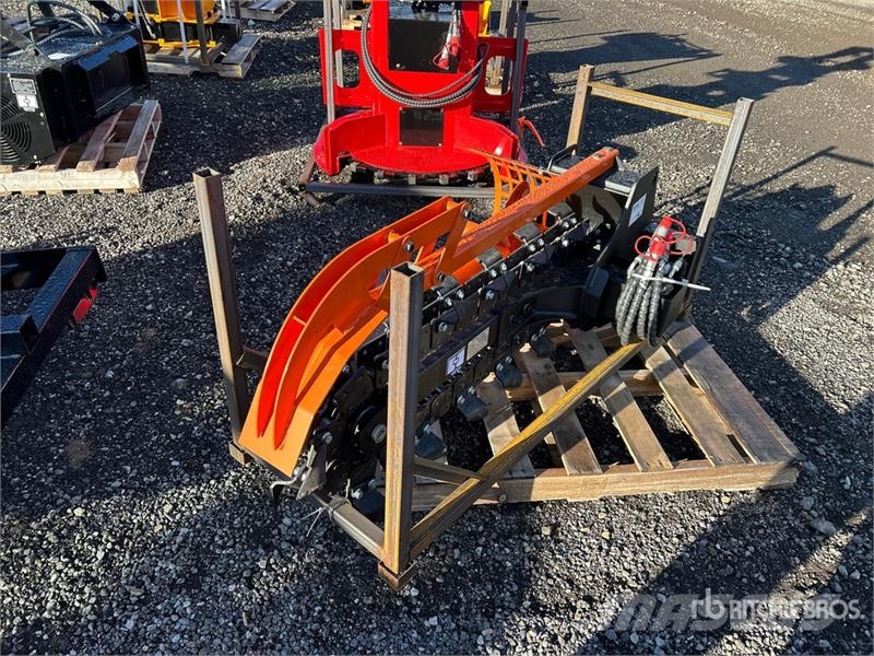 GIYI D39 39 in Skid Steer Trencher Grabenfräse