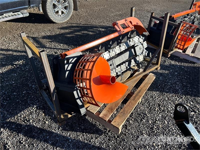 GIYI D39 39 in Skid Steer Trencher Grabenfräse