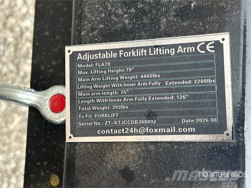  GIYI FLA79 Adjustable Forklift Lift Arm مكونات أخرى