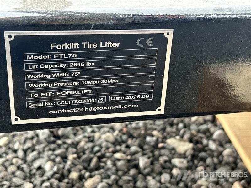  GIYI FTL75 Forklift Tire Lifter (Unused) Annet ekstrautstyr og deler