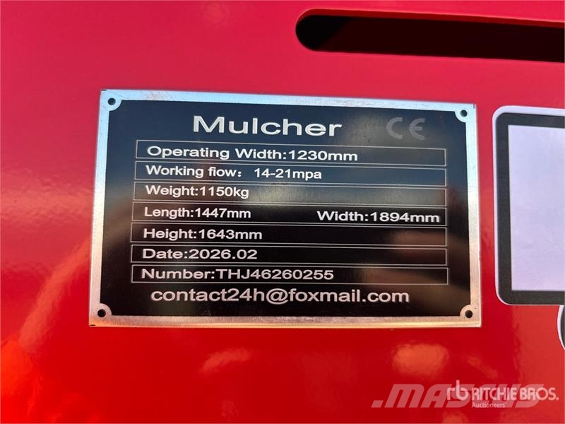  GIYI GY-46 Skid Steer Mulcher (Unused) Trituradoras forestales