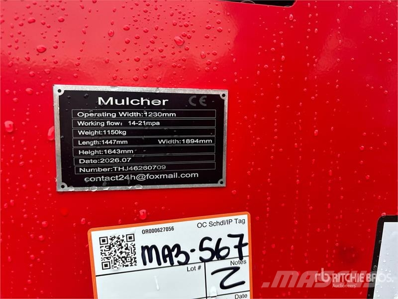 GIYI GY-46 Skid Steer Mulcher (Unused) Forstmulcher