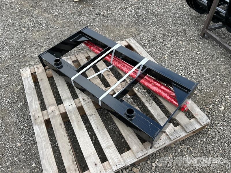 GIYI GY-BF47 47 in Skid Steer Bale Spear Andre komponenter
