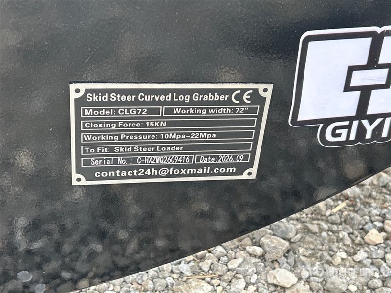 GIYI GY-CLG72 70.5 in Skid Steer Root Rake Pöyhimet ja haravat