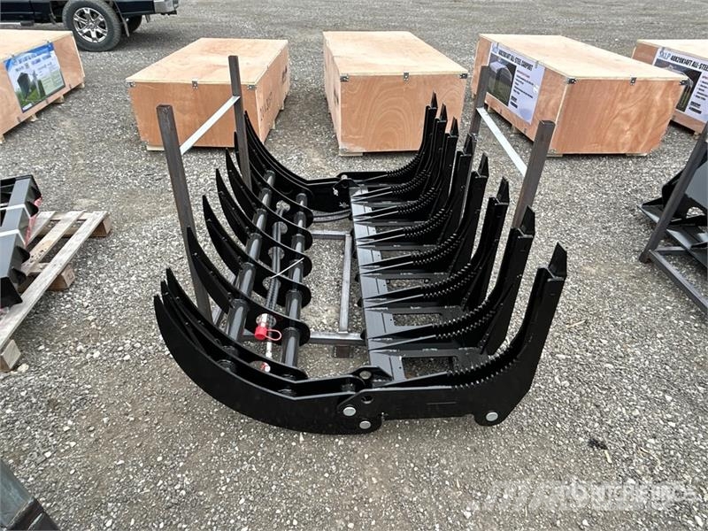 GIYI GY-CLG72 70.5 in Skid Steer Root Rake Pöyhimet ja haravat