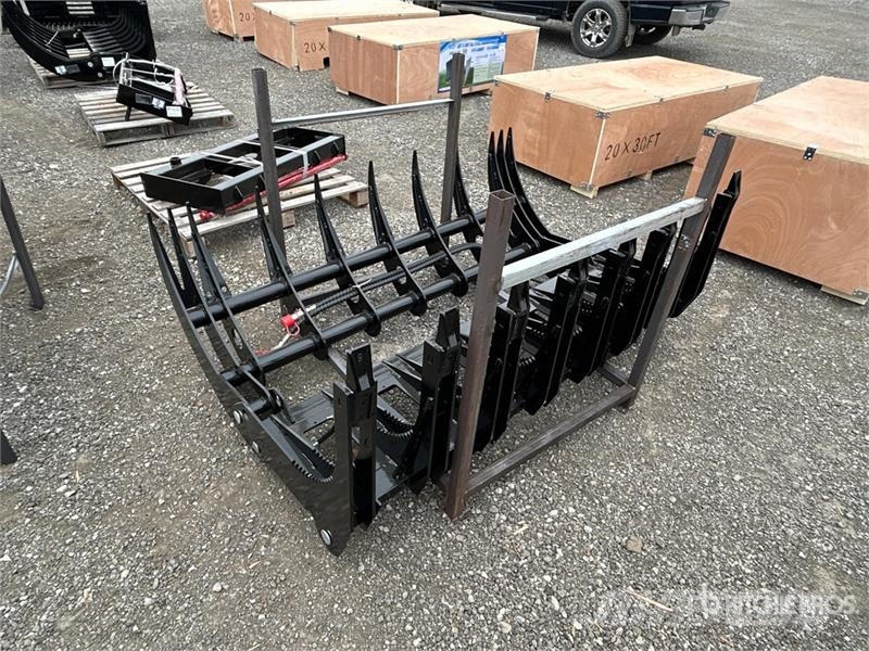 GIYI GY-CLG72 70.5 in Skid Steer Root Rake Pöyhimet ja haravat