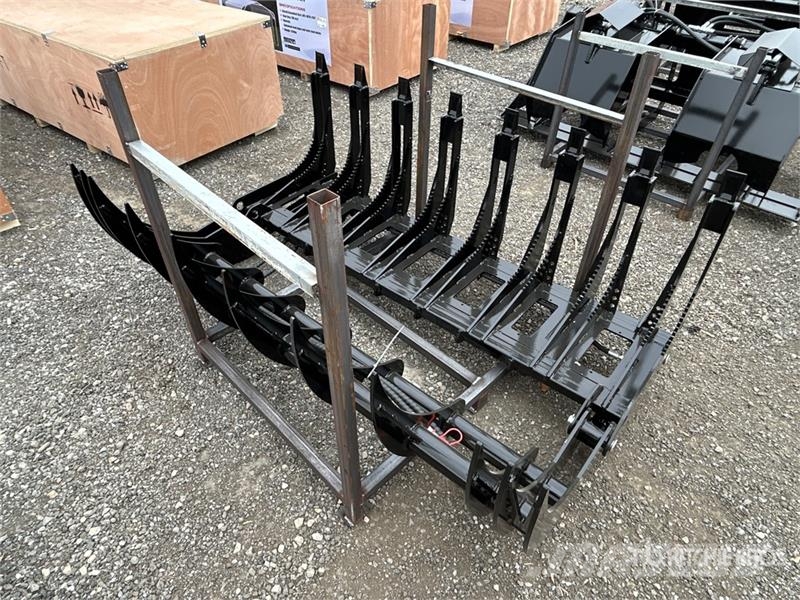 GIYI GY-CLG72 70.5 in Skid Steer Root Rake Pöyhimet ja haravat