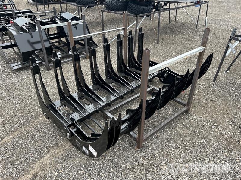 GIYI GY-CLG72 70.5 in Skid Steer Root Rake Pöyhimet ja haravat