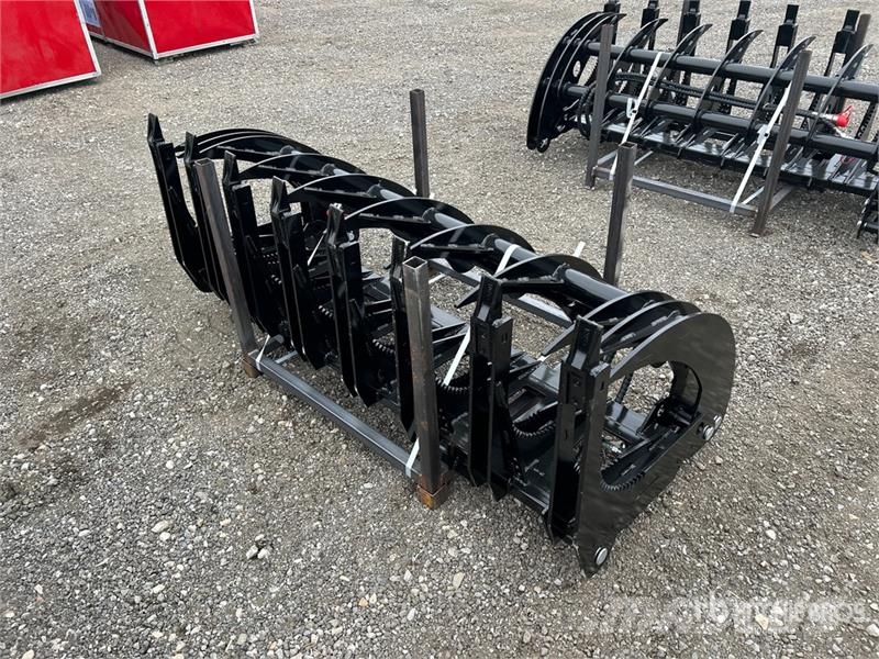  GIYI GY-CLG72 70 in Skid Steer Root Rake مكابس وميبسات التبن
