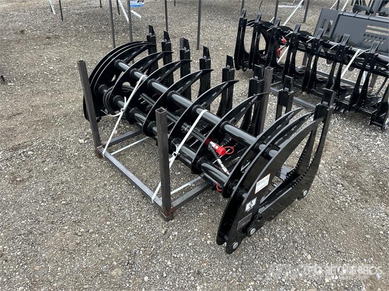  GIYI GY-CLG72 70 in Skid Steer Root Rake مكابس وميبسات التبن