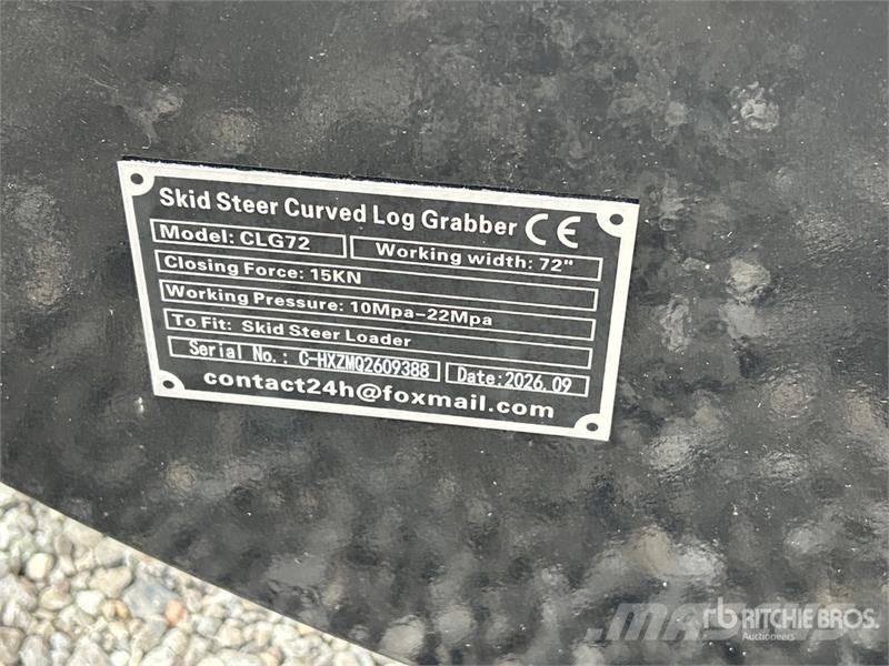  GIYI GY-CLG72 70 in Skid Steer Root Rake (Unused) Okretači i sakupljači sena