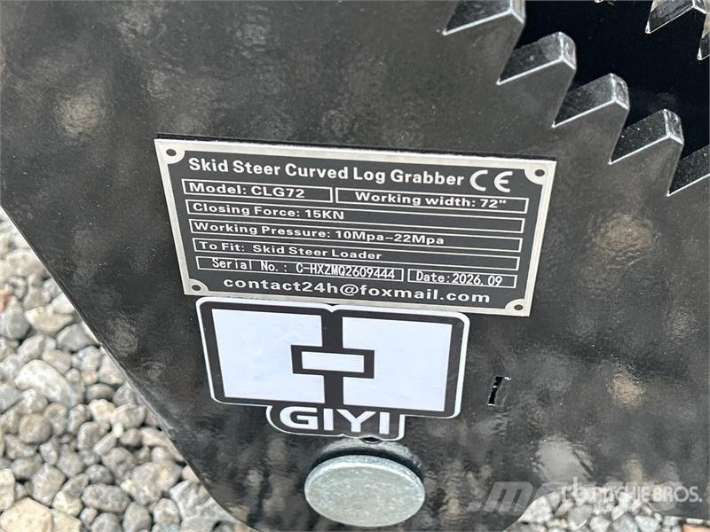 GIYI GY-CLG72 70 in Skid Steer Root Rake (Unused) Pöyhimet ja haravat