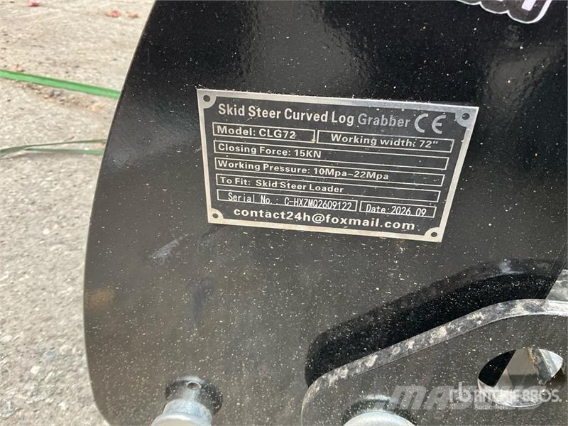  GIYI GY-CLG72 72 in Log Skid Steer Grapple (Unused Cupa