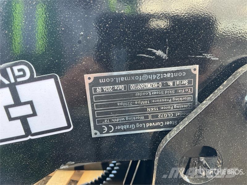 GIYI GY-CLG72 72 in Log Skid Steer Grapple (Unused Pinze