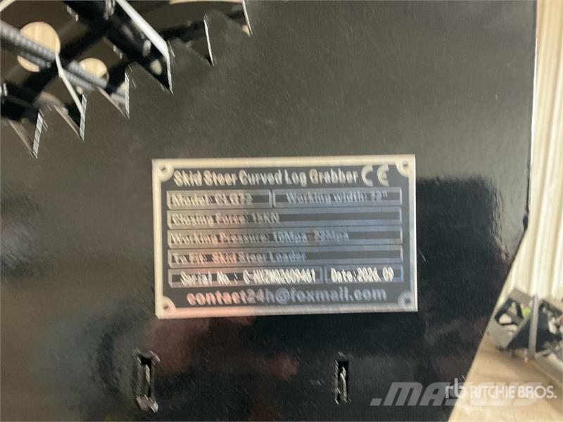 GIYI GY-CLG72 72 in Log Skid Steer Grapple (Unused Cupa