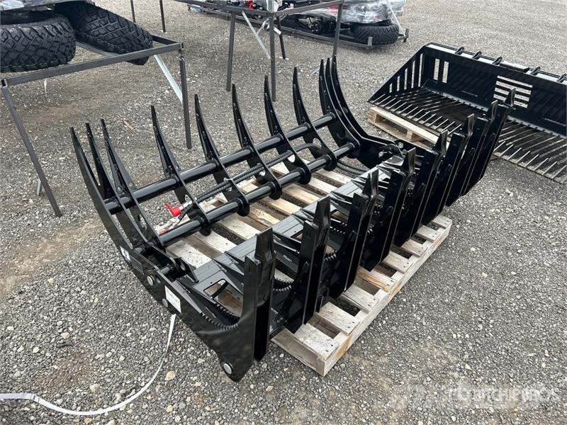 GIYI GY-CLG72 72 in Skid Steer Root Rake Pöyhimet ja haravat