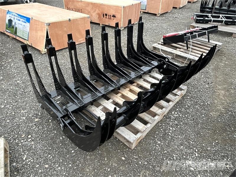 GIYI GY-CLG72 72 in Skid Steer Root Rake Pöyhimet ja haravat