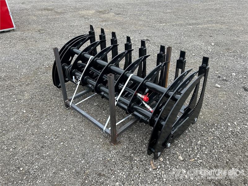 GIYI GY-CLG72 72 in Skid Steer Root Rake Pöyhimet ja haravat