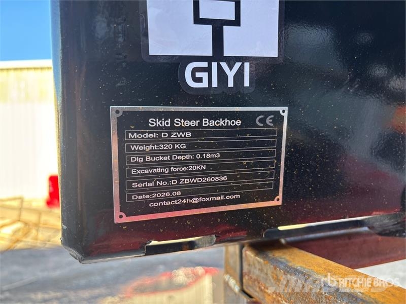  GIYI GY-D ZWB 59 in Skid Steer Backhoe (Unused) جرافات عكسية