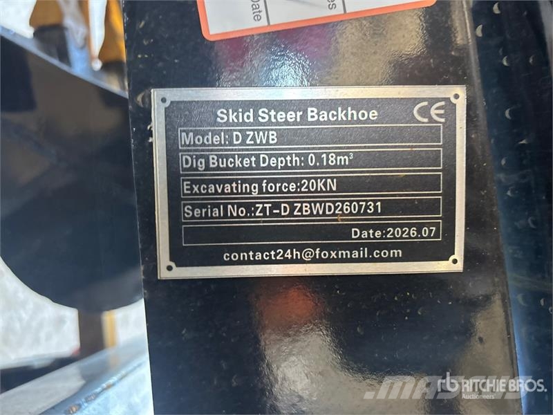  GIYI GY-D ZWB 59 in Skid Steer Backhoe (Unused) جرافات عكسية