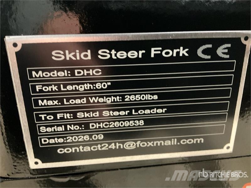 GIYI GY-DHC 59 in Skid Steer Forks (Unused) Građevinarske viljuške