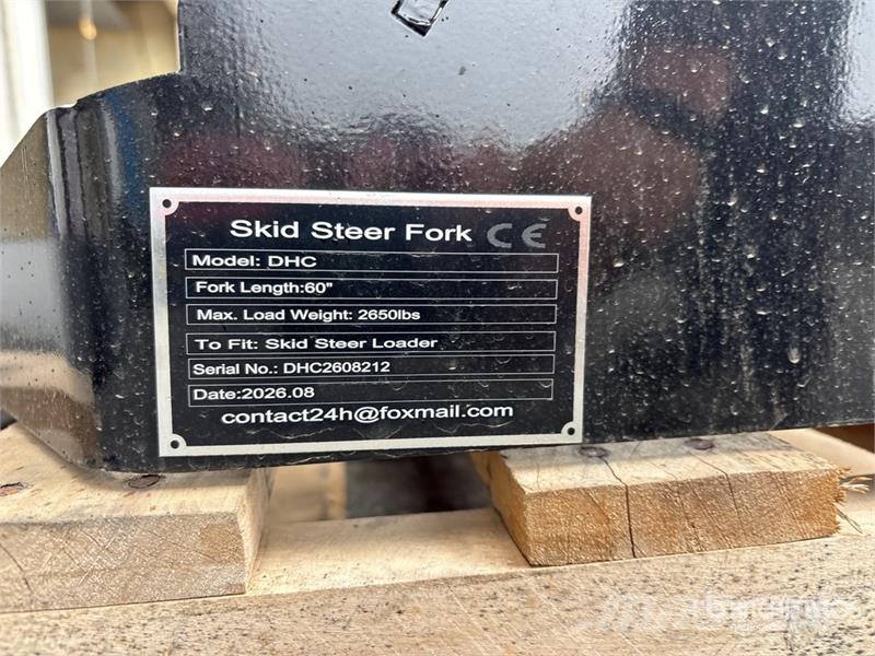  GIYI GY-DHC 59 in Skid Steer Forks (Unused) Pallgafflar