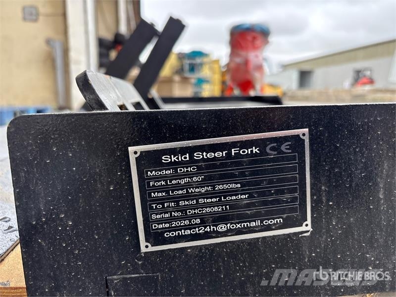  GIYI GY-DHC 59 in Skid Steer Forks (Unused) Pallgafflar