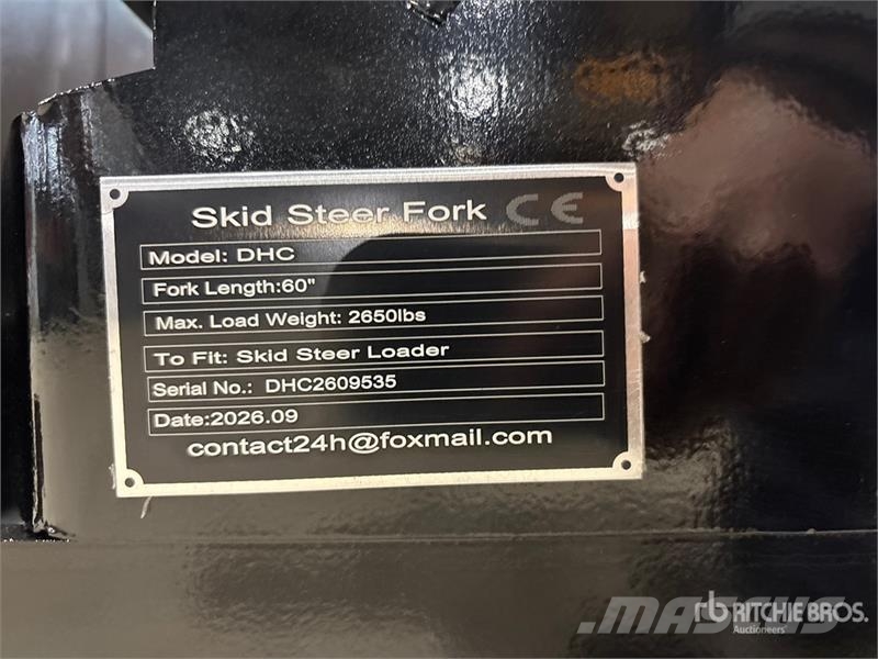 GIYI GY-DHC 59 in Skid Steer Forks (Unused) Građevinarske viljuške