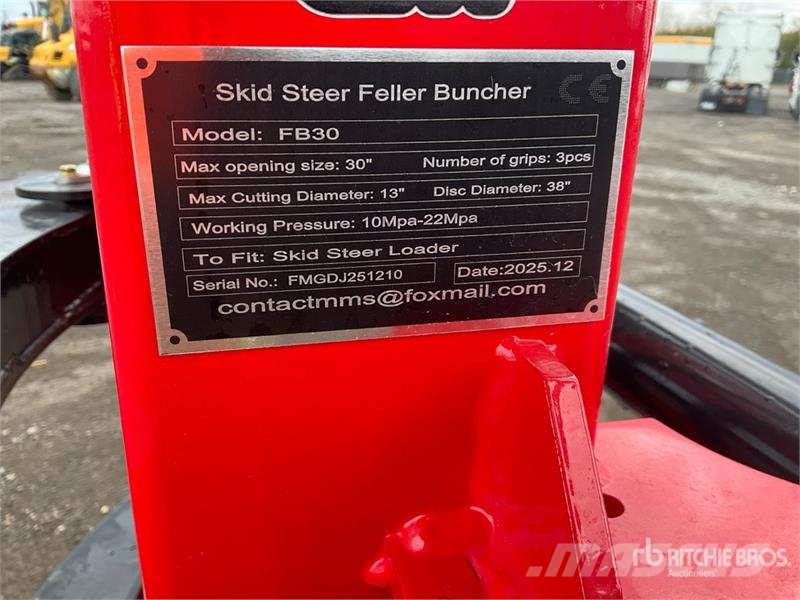 GIYI GY-FB30 13 in Skid Steer Feller Buncher (Unus Sonstige Baumaschinen