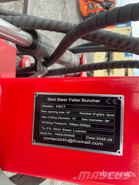 GIYI GY-FB77 30 in Skid Steer Feller Buncher (Unus معدات البناء - غير ذلك