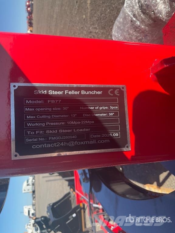 GIYI GY-FB77 30 in Skid Steer Feller Buncher (Unus Maszyny budowlane - Inne