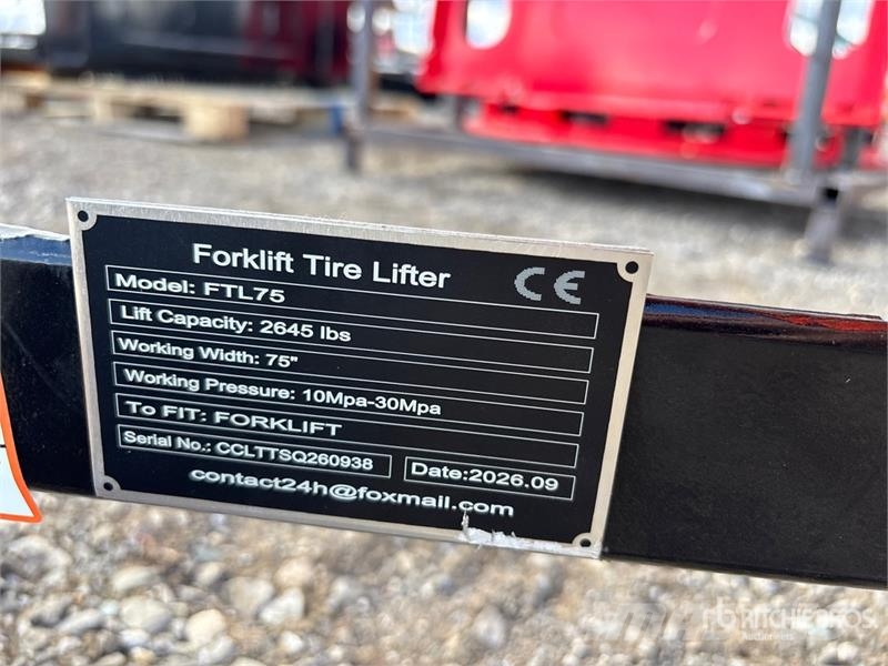  GIYI GY-FTL75 75 in Forklift Tire Lifter (Unused) ملحقات ومكونات أخرى