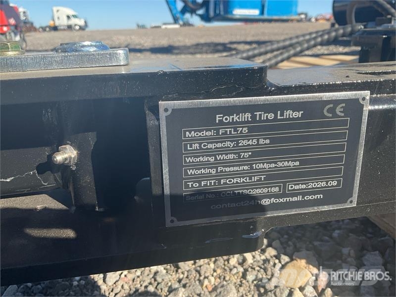 GIYI GY-FTL75 75 in Forklift Tire Lifter (Unused) Other components