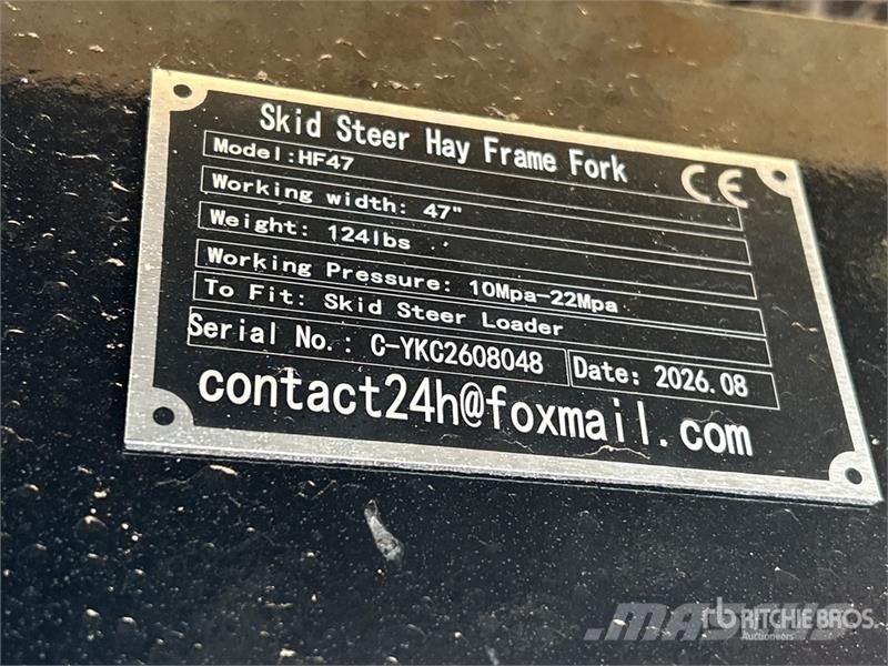  GIYI GY-HF47 47 in Skid Steer Hay Frame (Unused) Andere Zubehörteile