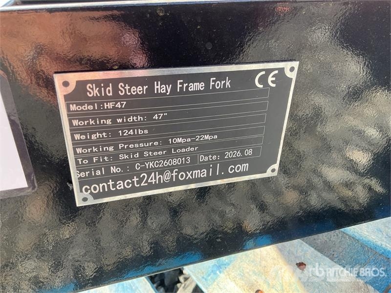  GIYI GY-HF47 Skid Steer Hay Frame (Unused) Inne akcesoria