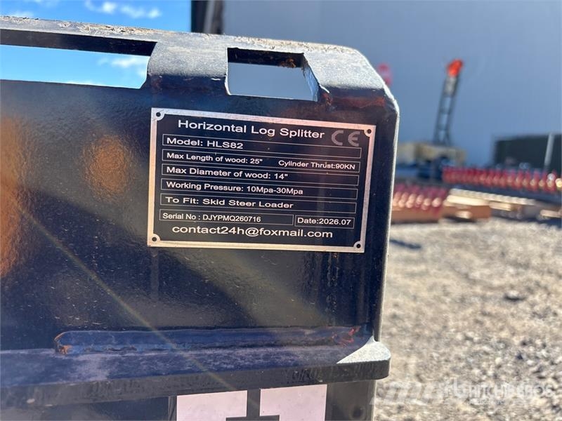 GIYI GY-HLS82 25 in Skid Steer Log Splitter (Unuse قطاعات وقسامات خشب